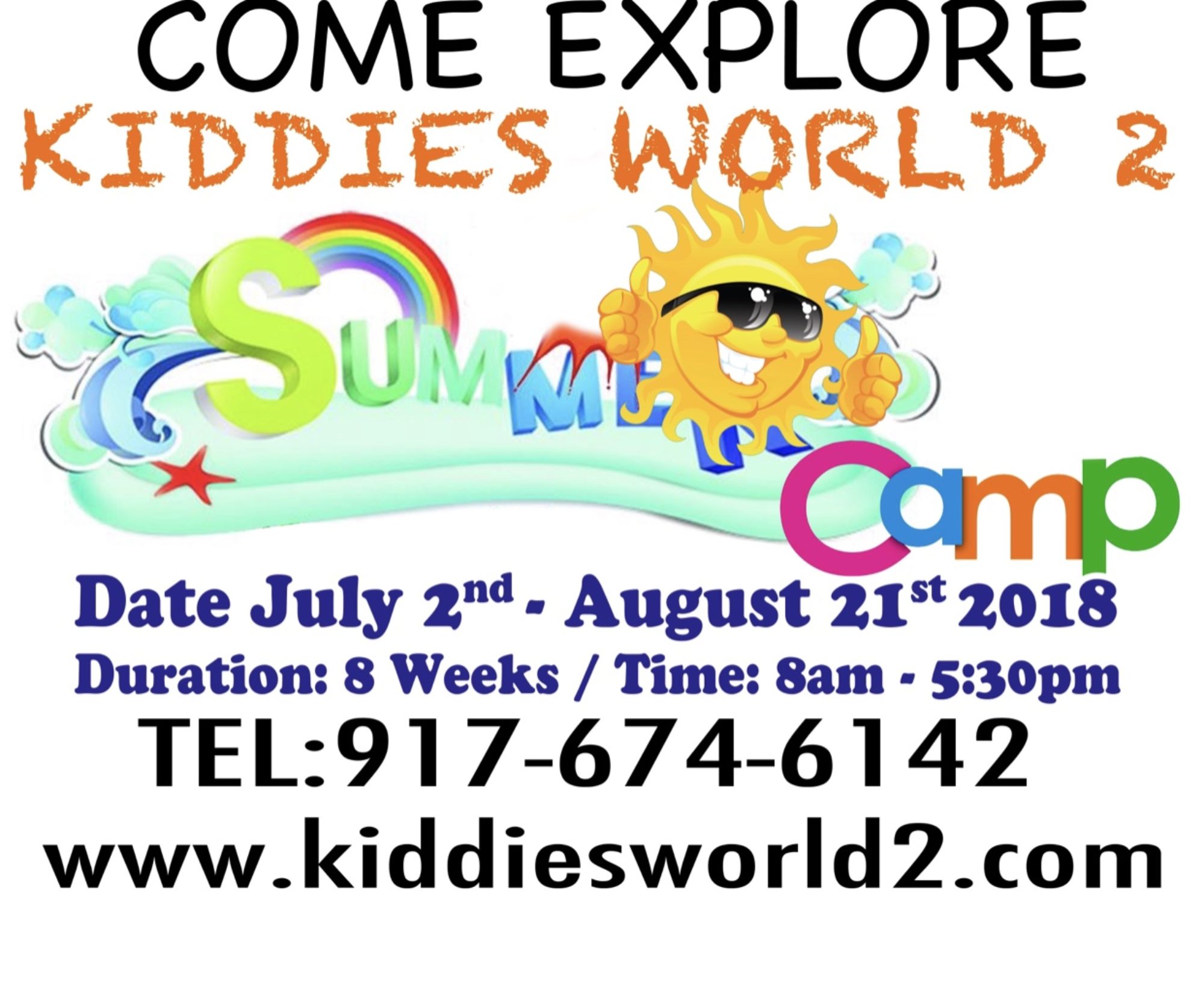 Kiddies World 2 Summer Camp and Program 2018